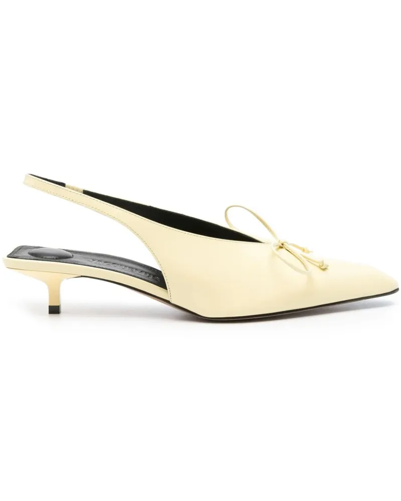 Jacquemus Cubisto Pumps 40mm - Gelb Gelb