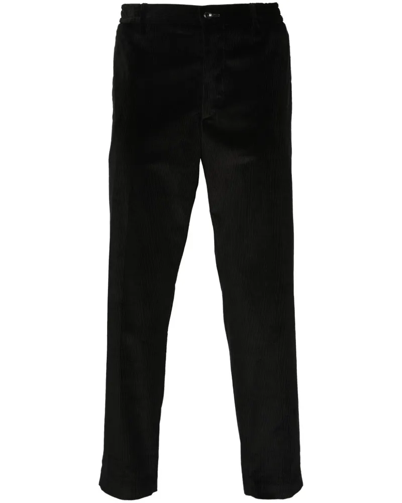 Tagliatore Tapered-Hose aus Cord - Schwarz Schwarz