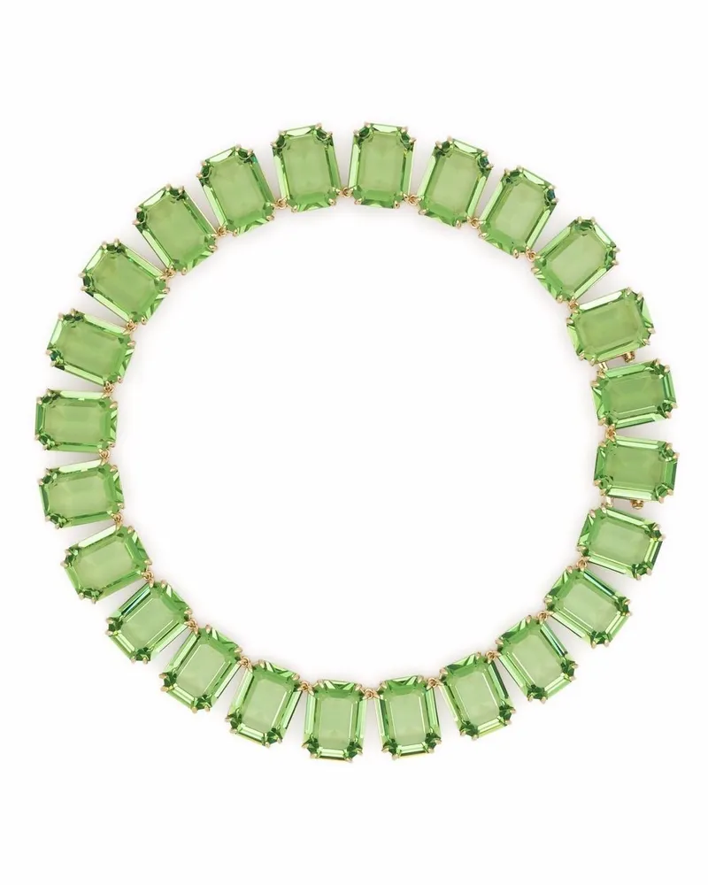 Swarovski Millenia Octagon Halskette - Grün Grün