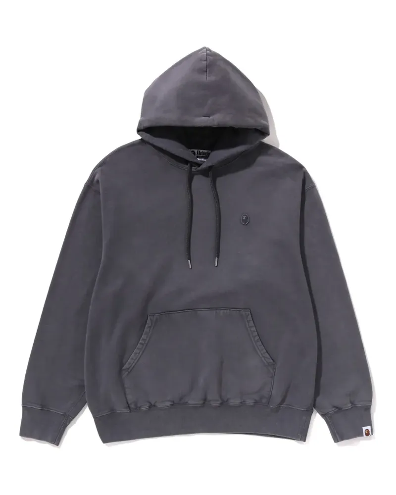 BAPE Hoodie mit Logo-Patch - Grau Grau