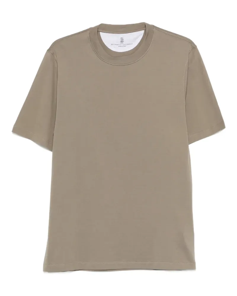 Brunello Cucinelli crew-neck T-shirt - Grün Grün
