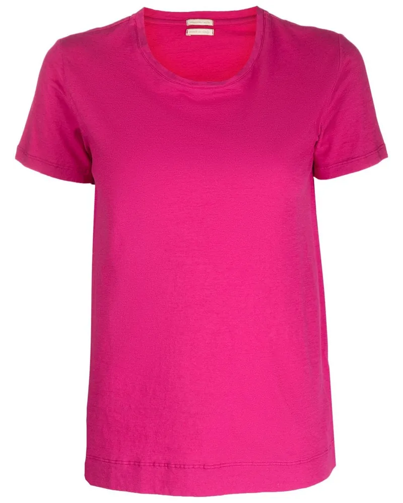 Massimo Alba Klassisches T-Shirt Rosa