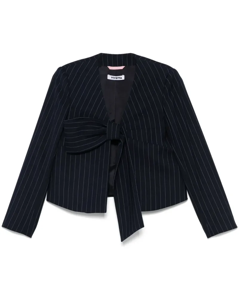 Vivetta Blazer mit Nadelstreifen - Blau Blau