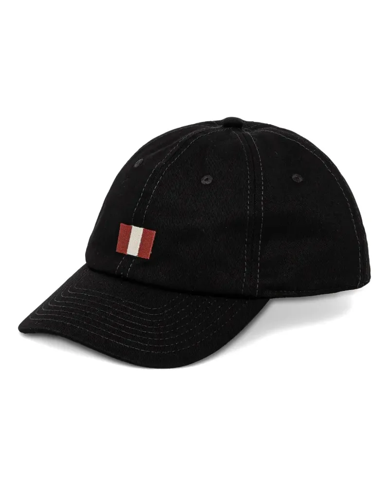 Bally Baseballkappe mit Stickerei - Schwarz Schwarz