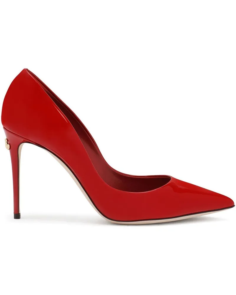 Dolce & Gabbana Pumps aus Lackleder 90mm - Rot Rot
