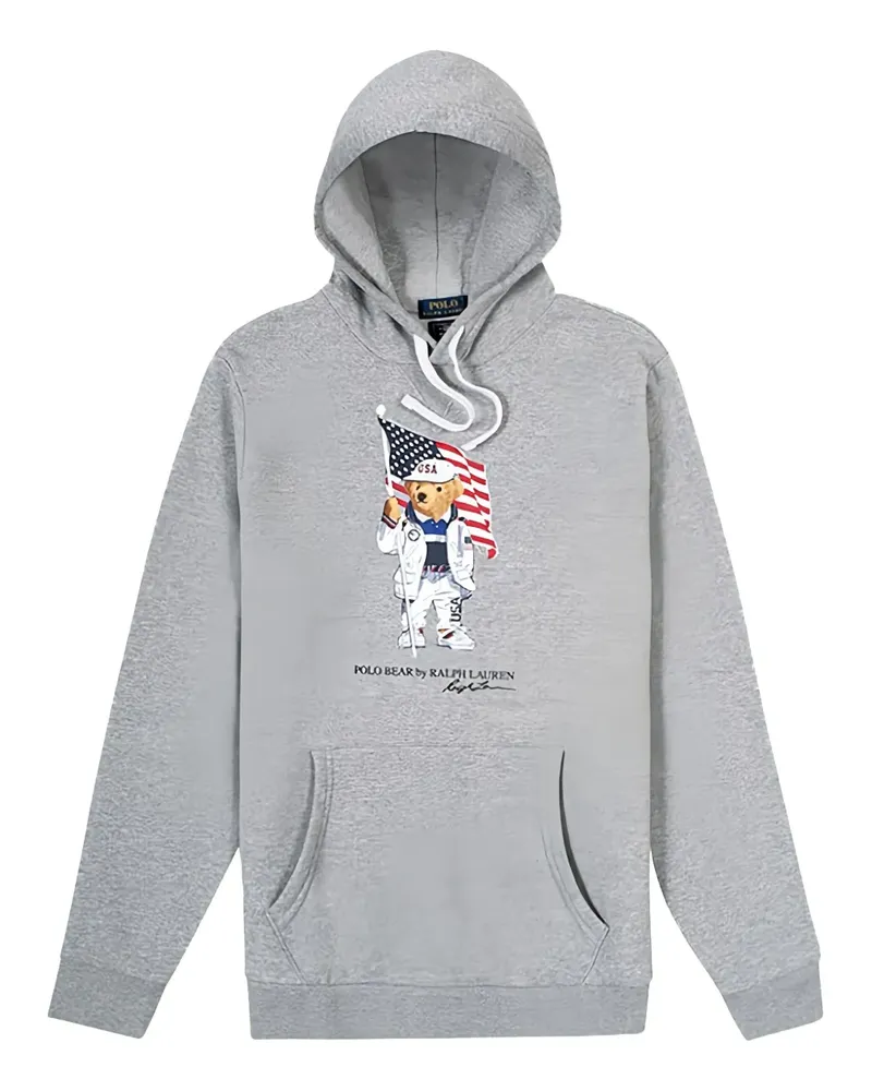 Ralph Lauren Hoodie mit Teddy-Motiv - Grau Grau