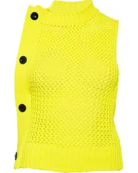 Sacai Asymmetrisches Tanktop Gelb