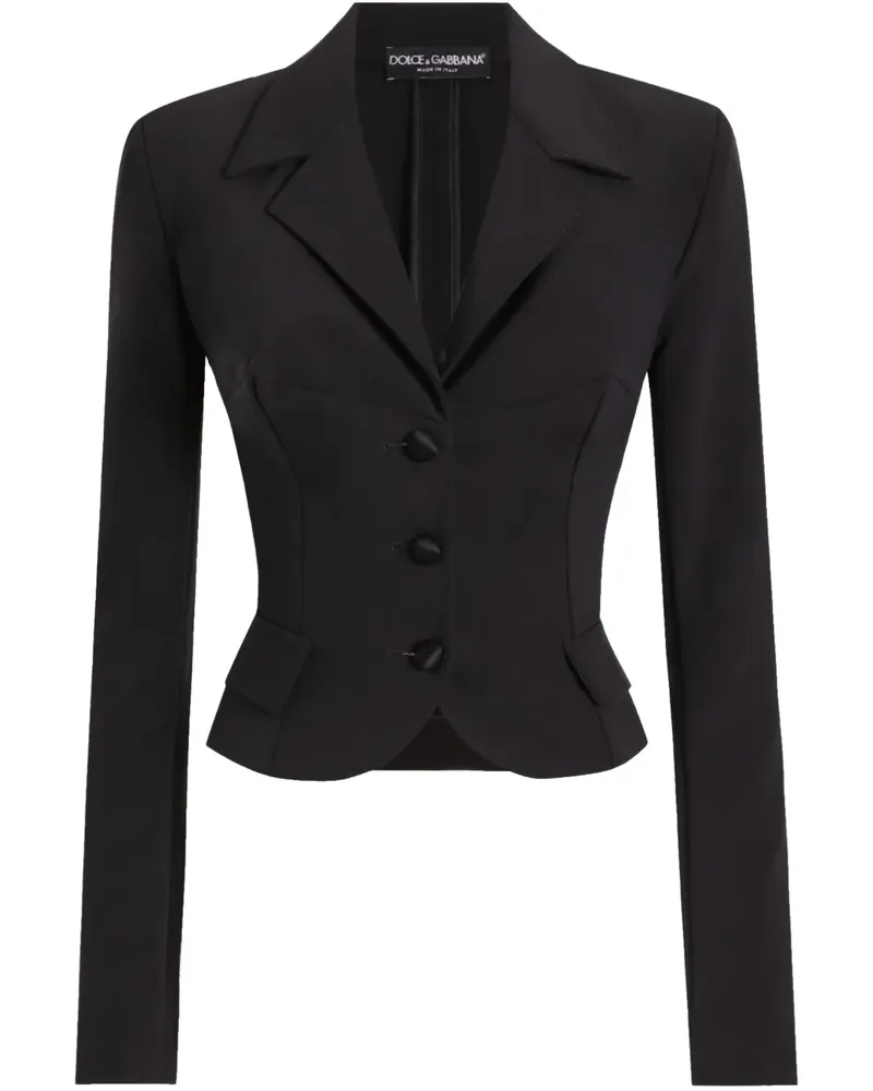 Dolce & Gabbana Klassischer Blazer - Schwarz Schwarz