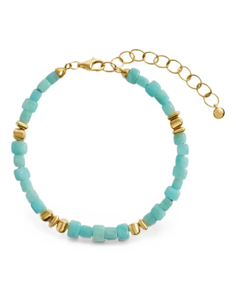 Monica Vinader Armband mit Perlen - Gold Gold