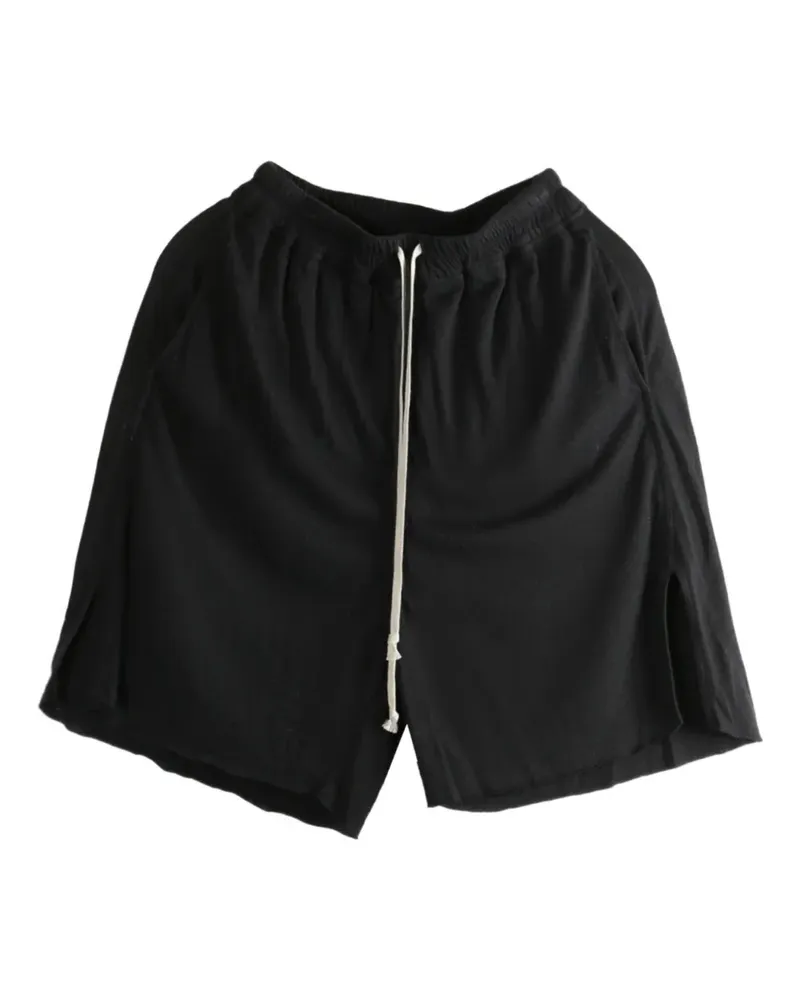 Rick Owens drawstring side-split shorts - Schwarz Schwarz