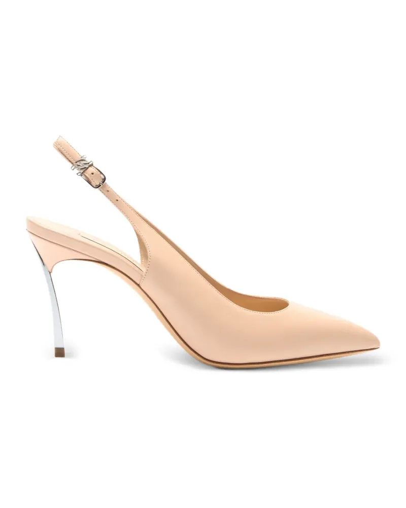 Casadei Blade Minorca slingback pumps - Nude Nude