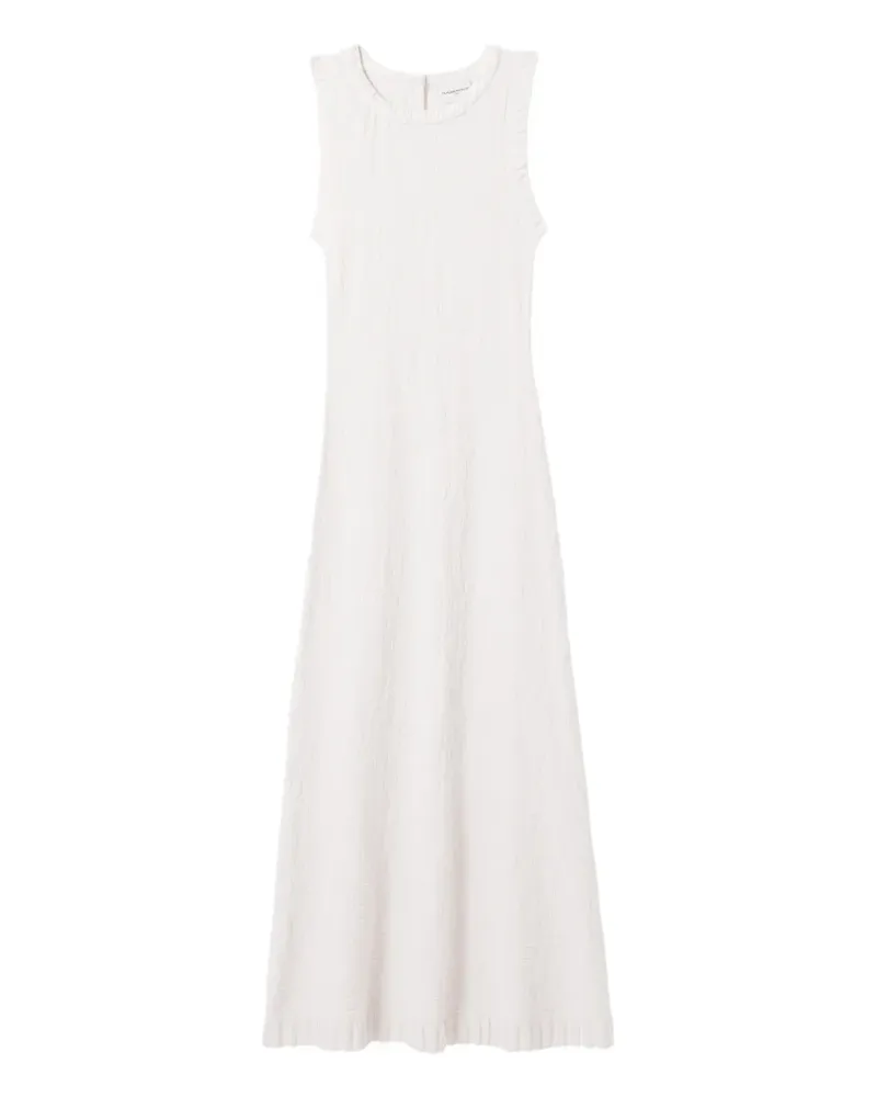 Claudie Pierlot Midikleid mit Rüschen - Nude Nude