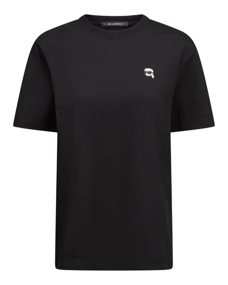 Karl Lagerfeld Ikon Klub T-shirt - Schwarz Schwarz