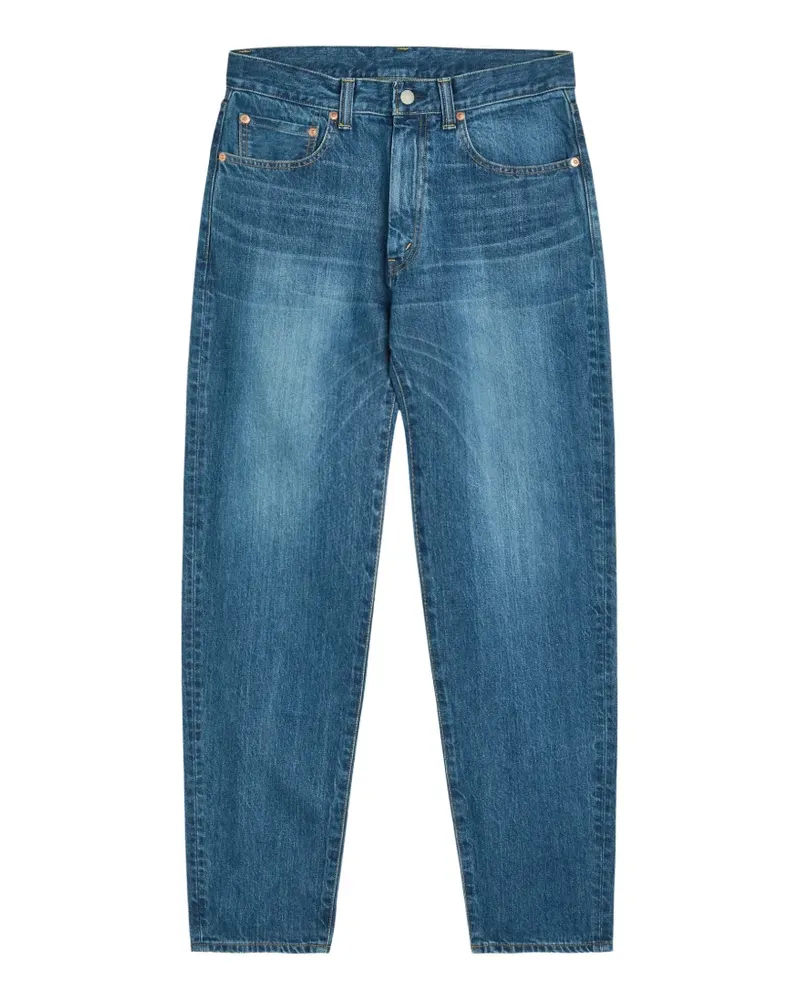 Blue Blue Japan faded-wash whiskered jeans - Blau Blau