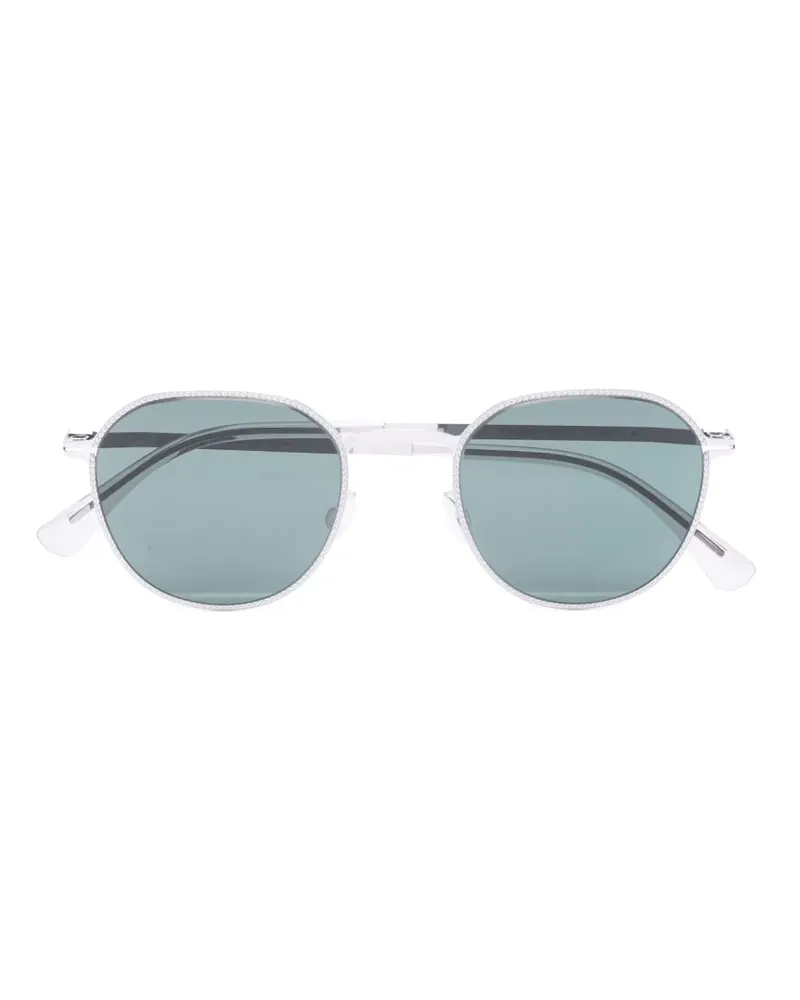 Mykita Sonnenbrille mit rundem Gestell - Silber Silber