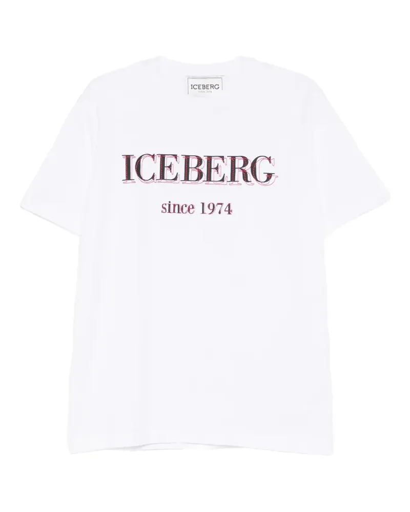 Iceberg logo T-shirt - Weiß Weiß