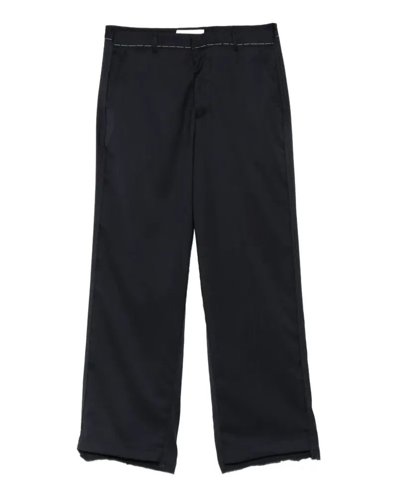 Costumein Ungesäumte Hose mit Kontrastnähten - Blau Blau