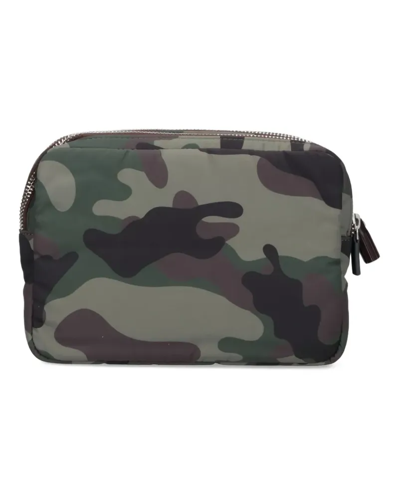 Anya Hindmarch camouflage zip pouch - Grün Grün