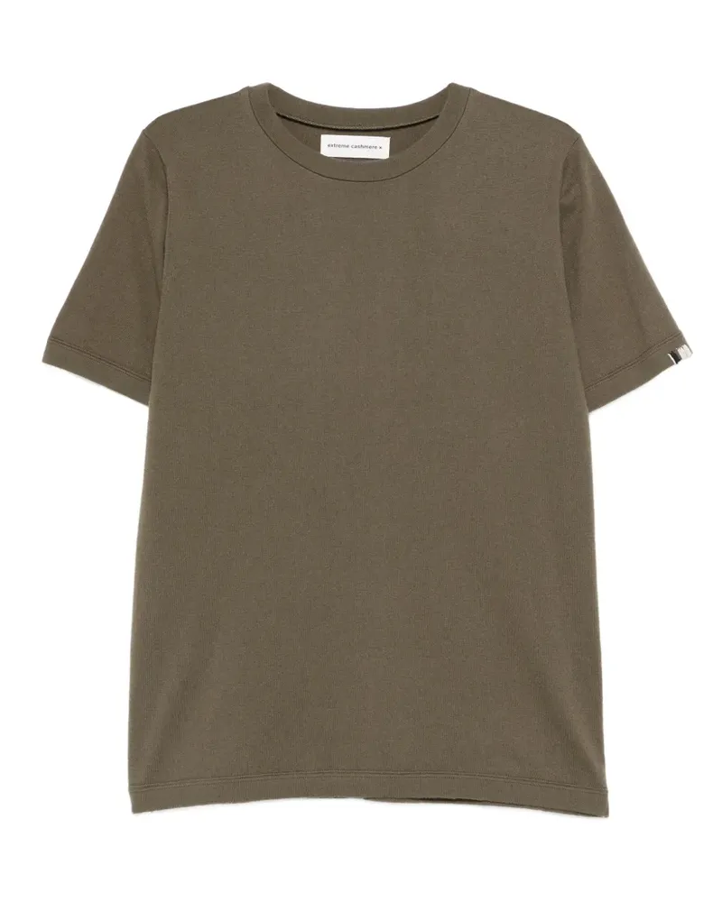 extreme cashmere James T-Shirt mit rundem Ausschnitt - Grün Grün