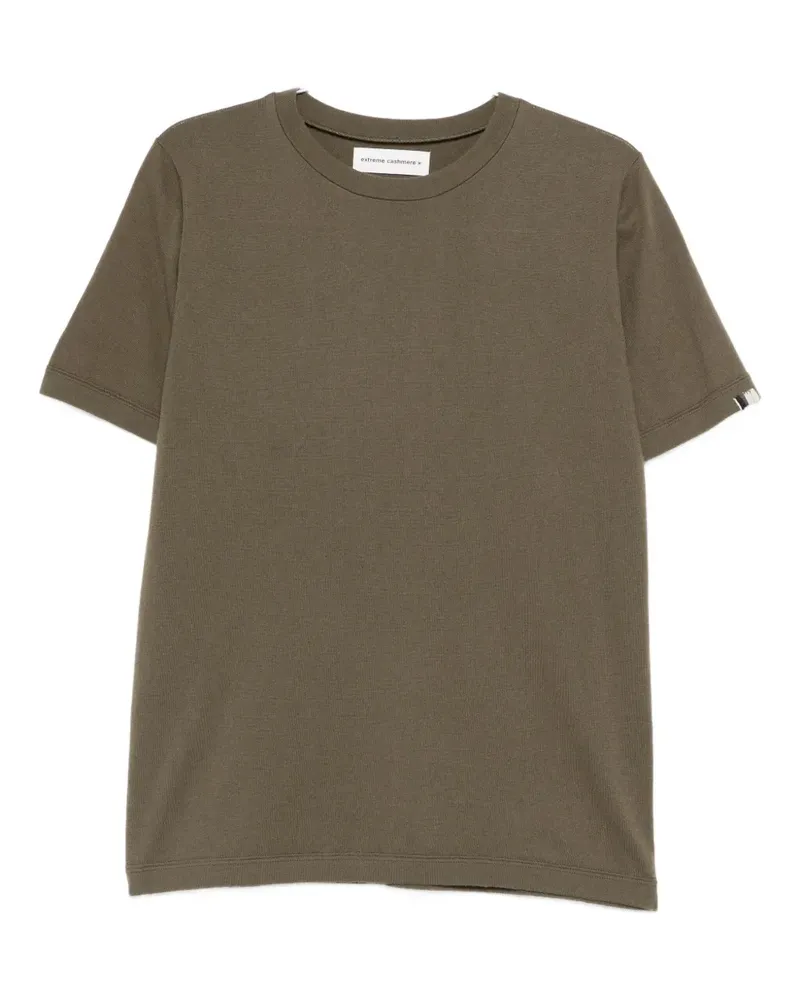 extreme cashmere James crew-neck T-shirt - Grün Grün