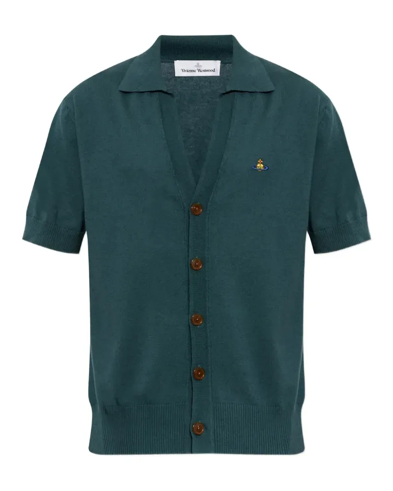 Vivienne Westwood Cardigan mit Orb-Stickerei - Grün Grün