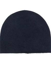 Jil Sander Fein gestrickte Beanie Blau