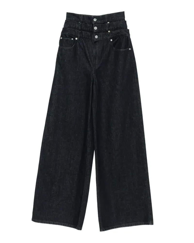 Viktor & Rolf Jeans im Layering-Look - Blau Blau
