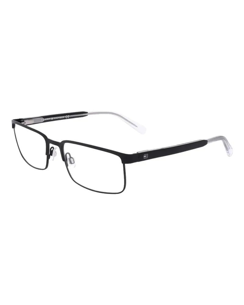 Tommy Hilfiger Brille mit eckigem Gestell - Schwarz Schwarz