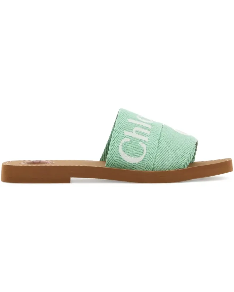 Chloé Woody Slipper - Grün Grün