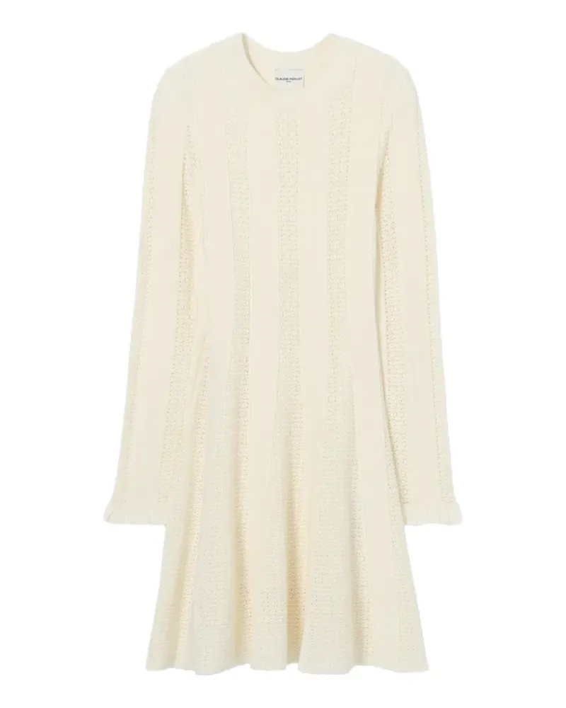 Claudie Pierlot Gestricktes Skaterkleid - Nude Nude