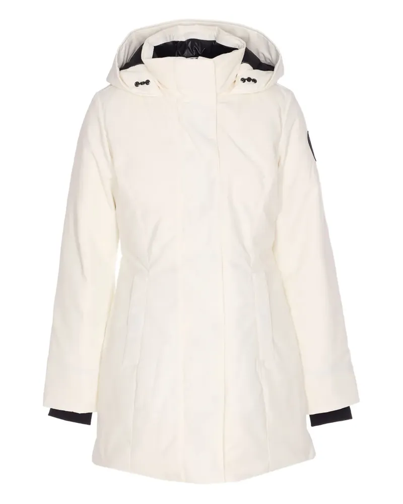 Canada Goose hooded patch-pocket parka - Weiß Weiß