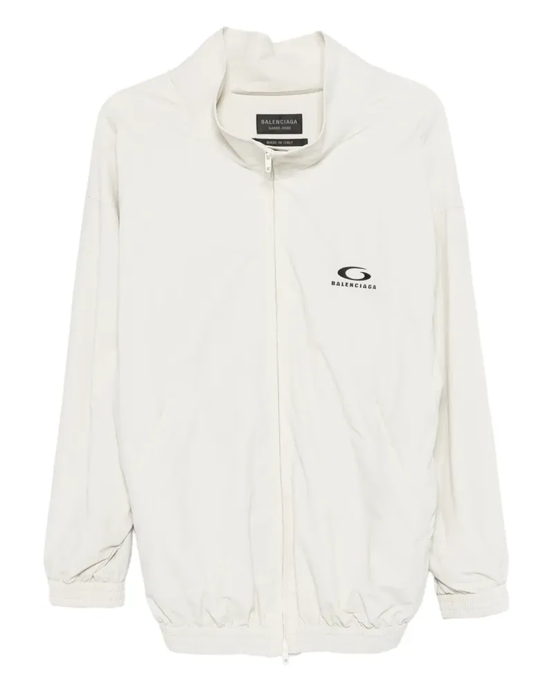 Balenciaga logo zip jacket - Nude Nude
