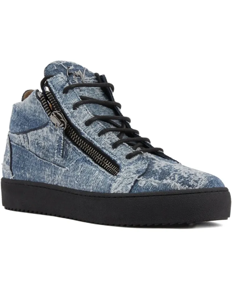 Giuseppe Zanotti Kriss High-Top-Sneakers - Blau Blau