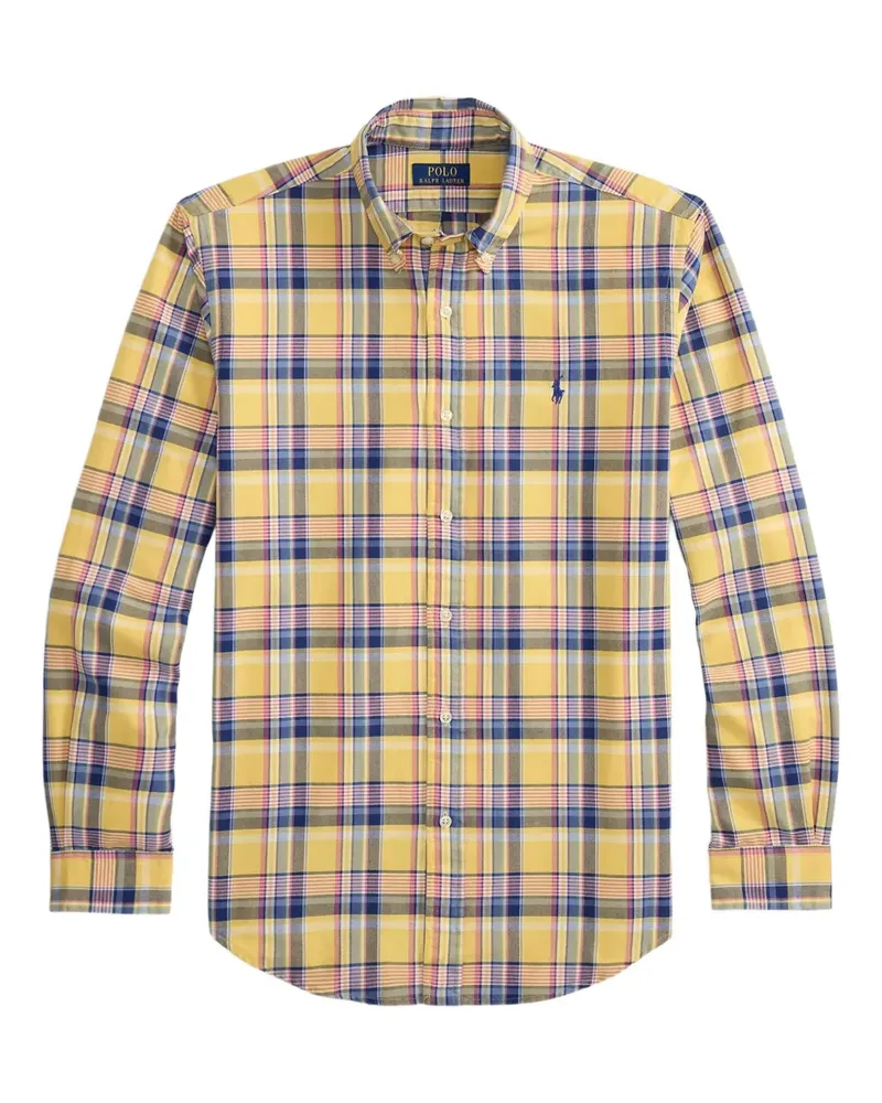 Ralph Lauren Kariertes Hemd - Gelb Gelb
