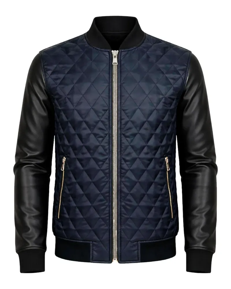 Yes London quilted bomber jacket - Blau Blau