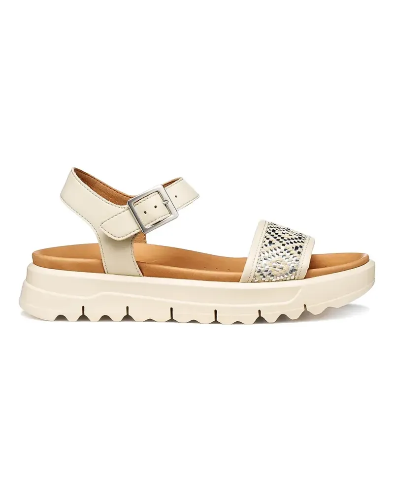 Geox Xand 2.1s geometric-pattern buckled sandals - Weiß Weiß