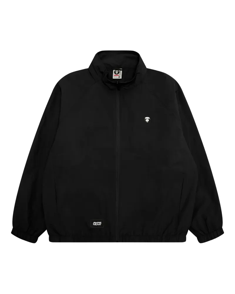 BAPE Jacke mit Logo-Stickerei - Schwarz Schwarz