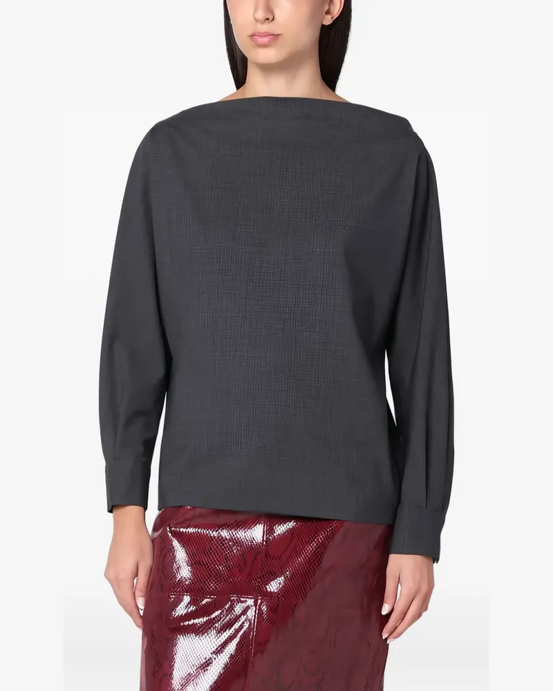P.A.R.O.S.H. P.A.R.O H. Klassische Bluse - Grau Grau