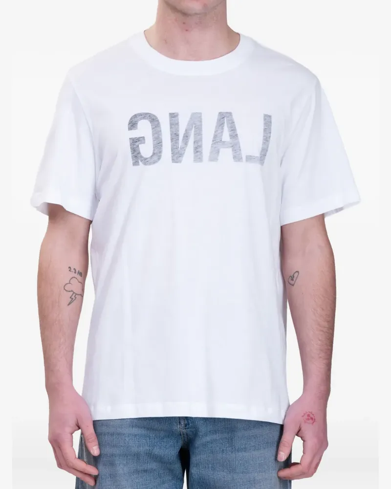 Helmut Lang Lang T-Shirt - Weiß Weiß