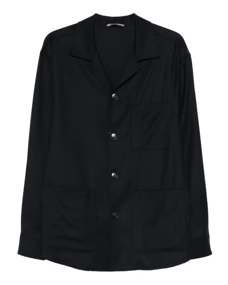 Canali Jacke mit Knöpfen - Blau Blau