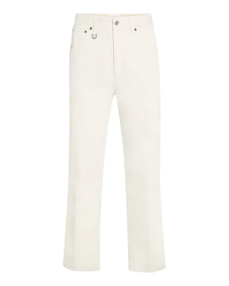 Paolo Pecora Milano loose-fit five-pocket trousers - Weiß Weiß