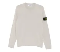 Pullover mit Kompass-Patch - Grau