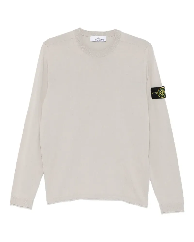 Stone Island Compass-patch sweater - Grau Grau