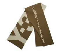Gerippter Schal mit Logo-Print