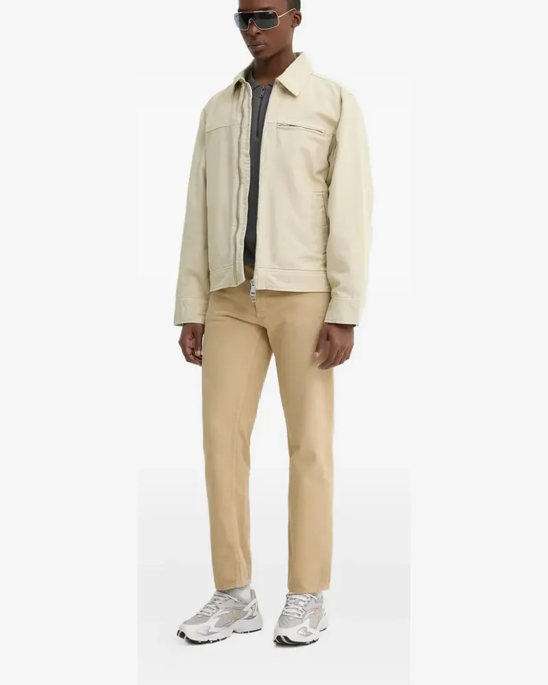 HUGO BOSS Jeans mit Label-Patch - Nude Nude