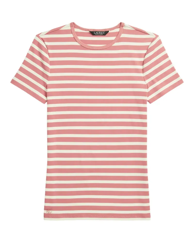 Ralph Lauren Gestreiftes T-Shirt - Rosa Rosa