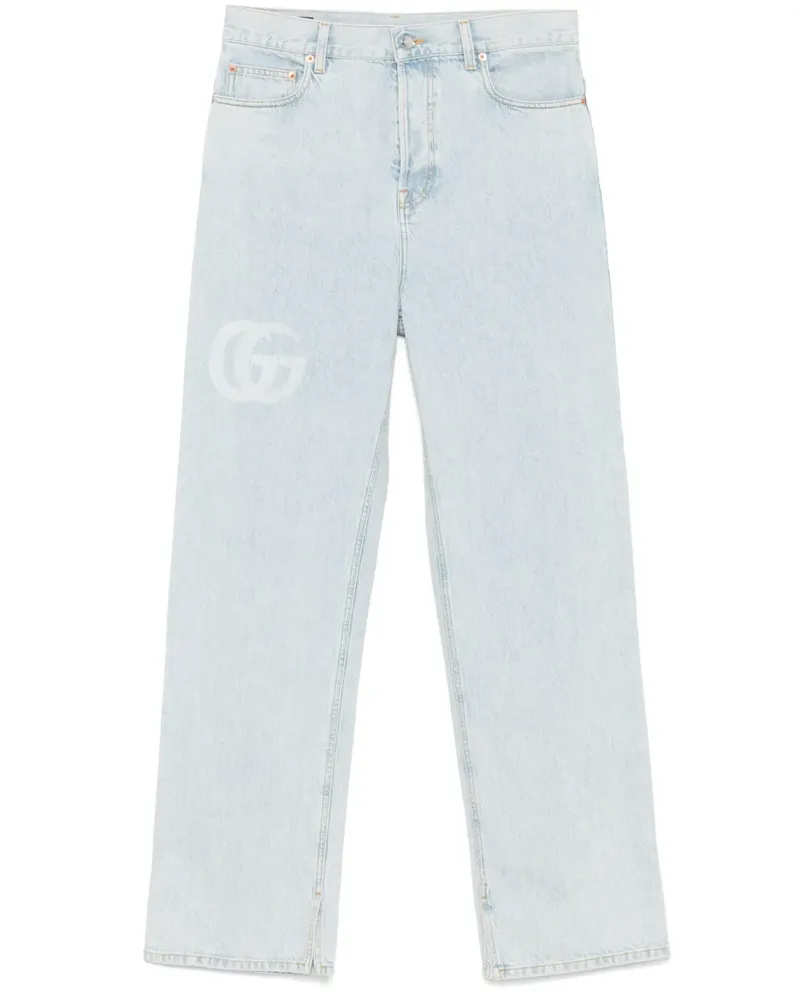 Gucci Gerade Jeans - Blau Blau