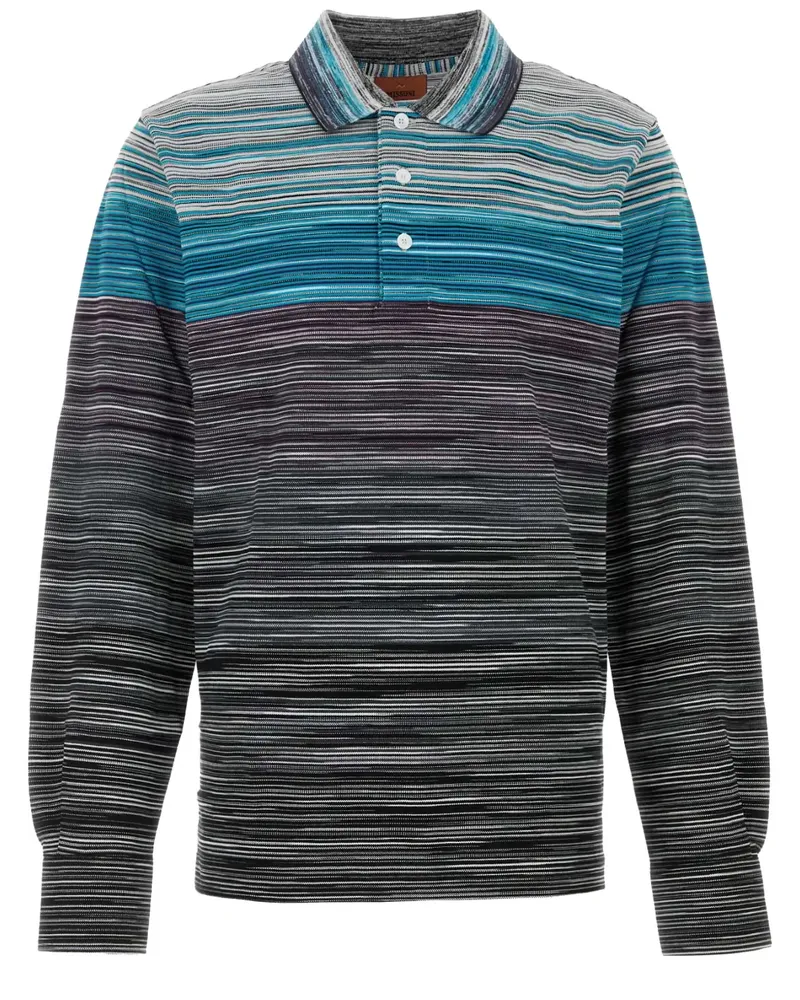 Missoni Poloshirt aus Piqué - Blau Blau
