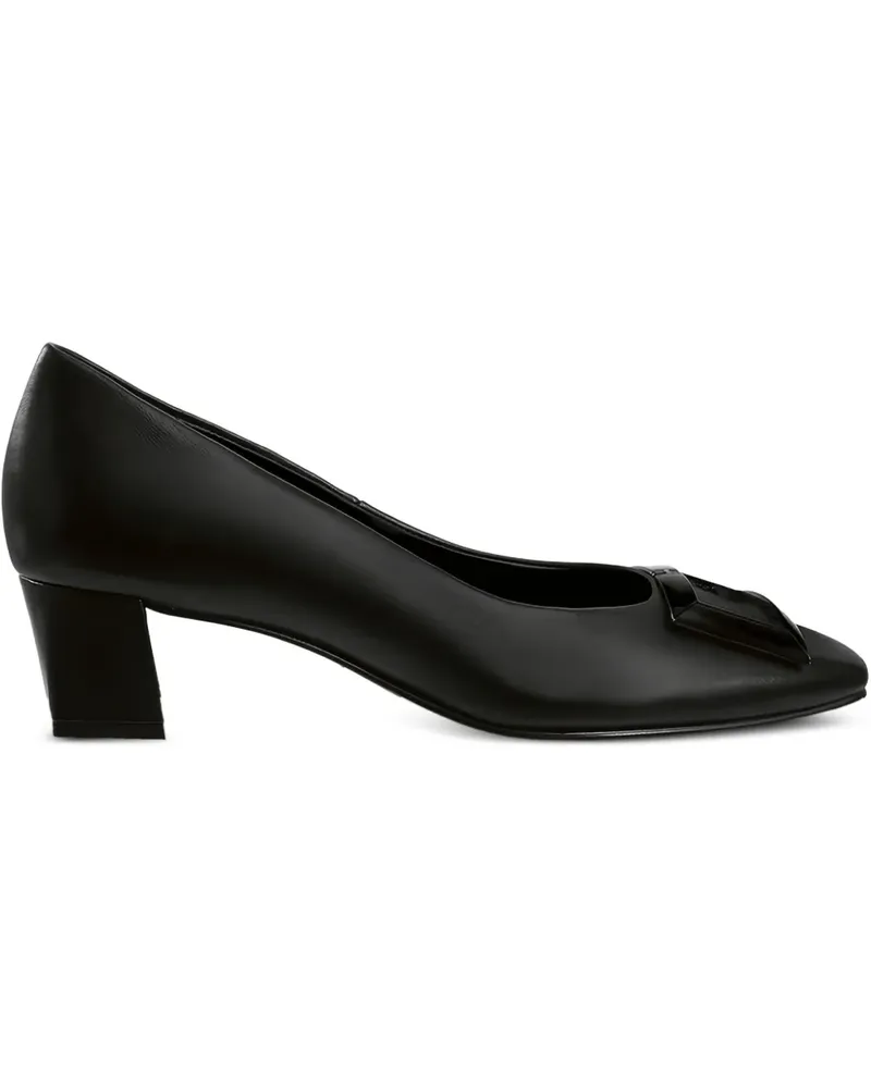 Högl Thilda Pumps mit eckiger Schnalle - Schwarz Schwarz