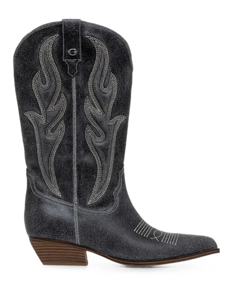 Guess Largena cowboy boots - Schwarz Schwarz